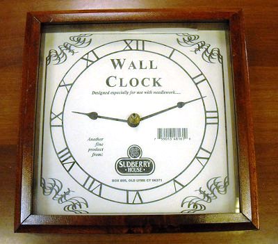 Orologio Ricamabile quadrato